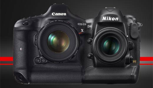 Nikon D4 vs Canon 1DX: A Quick Comparison