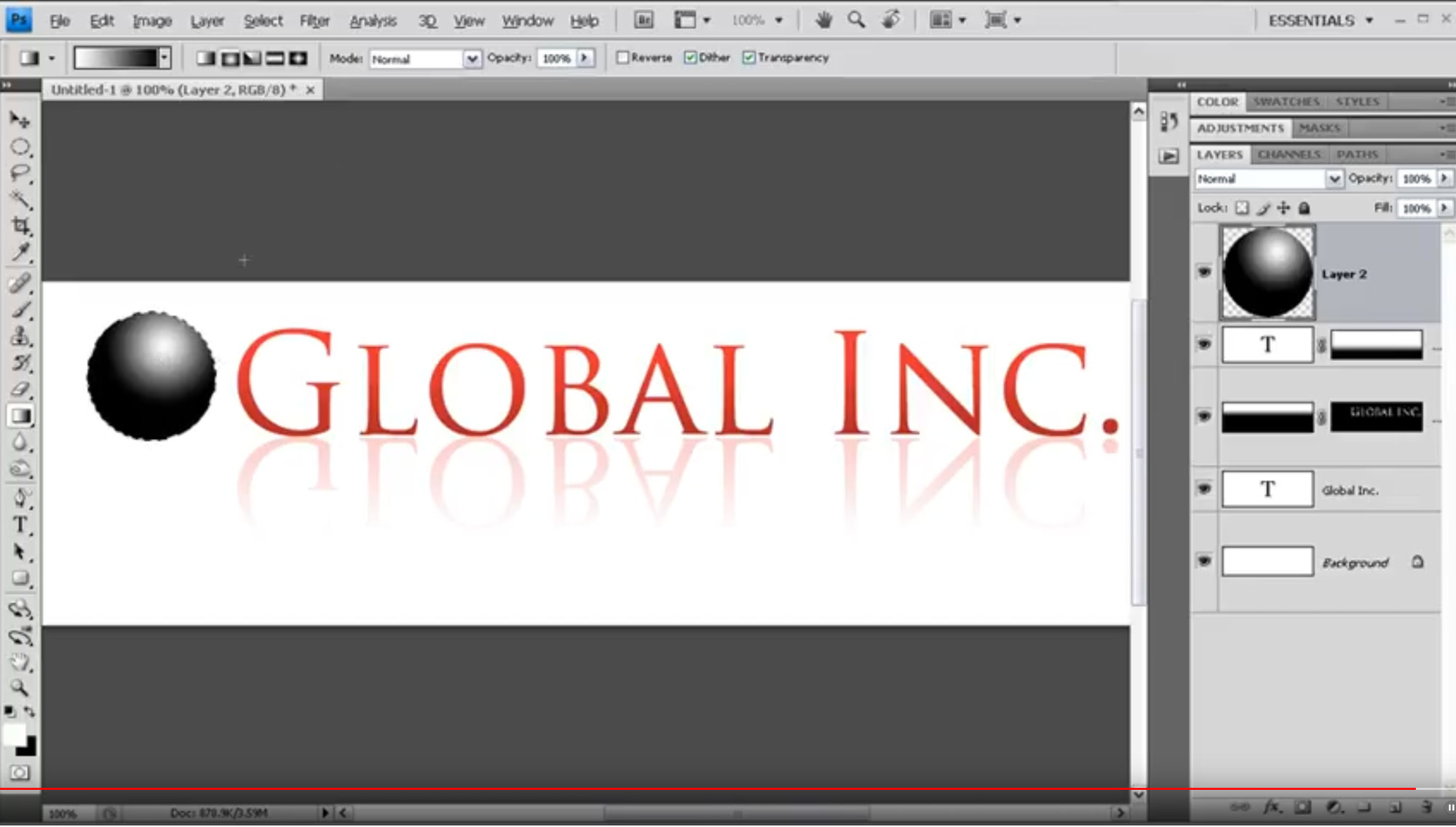 Basics The Gradient Tool for Graphics Light And Matter