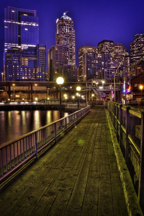 HDR Photo taken on the Seattle waterfront, December 1, 2009.