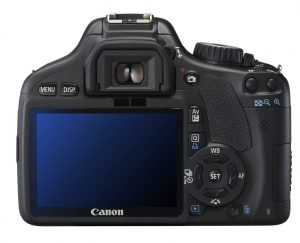 back view of the canon rebel T2i