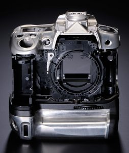 Magnesium body frame of Nikon D7000 and Grip