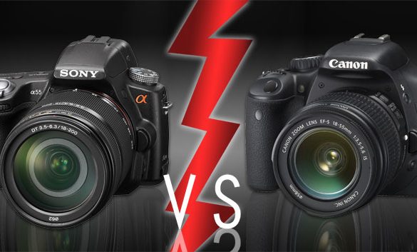 Sony Alpha a55 vs Canon T2i