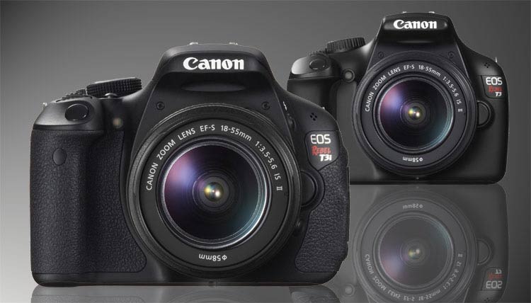 Canon Rebel T3i and Rebel T3