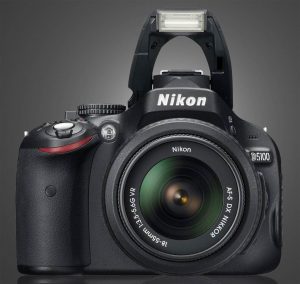 nikon d5100 with flash up