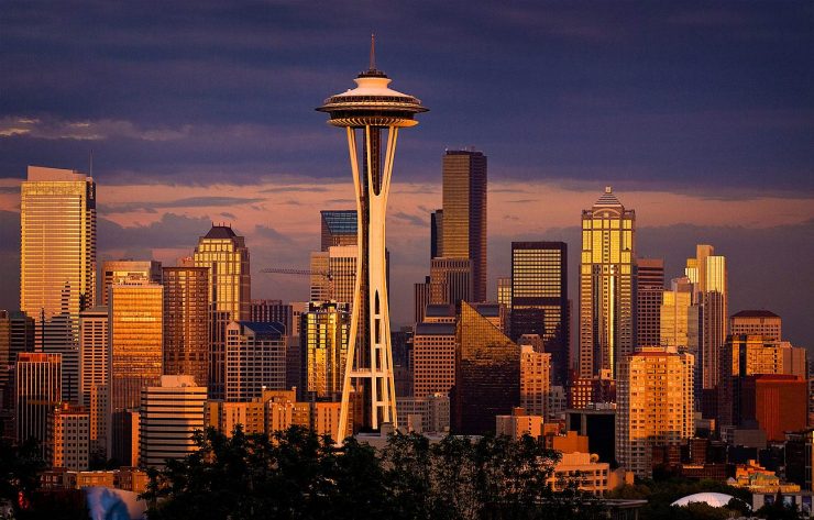 Space Needle and the Seattle Skyline