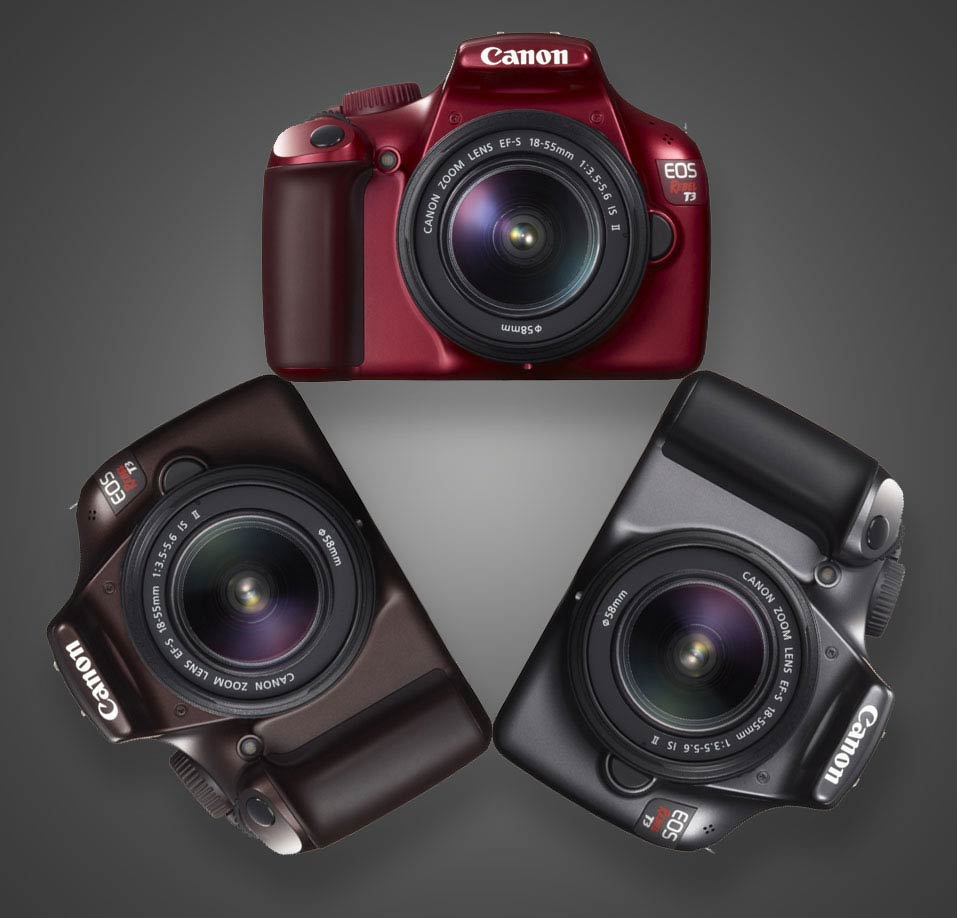 Canon t3 in three new colors