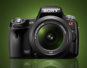 Sony a35 Front View