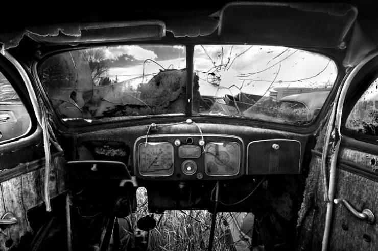Old Car Interior by Cole Thompson