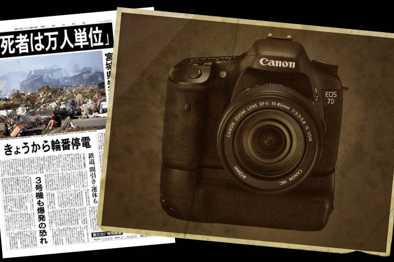 Canon 7d and Japan Earthquake Headline