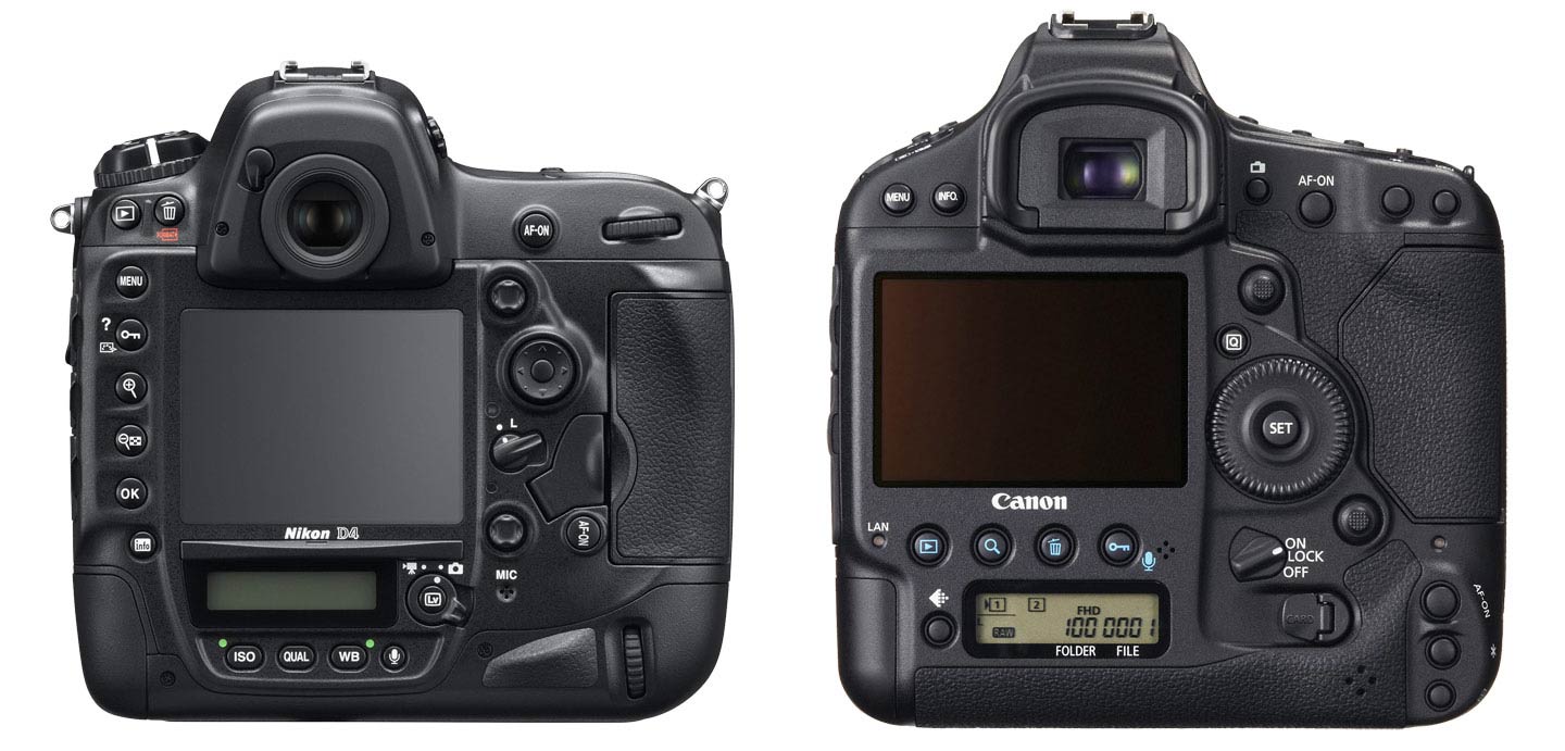 Backs, Canon 1DX and Nikon D4