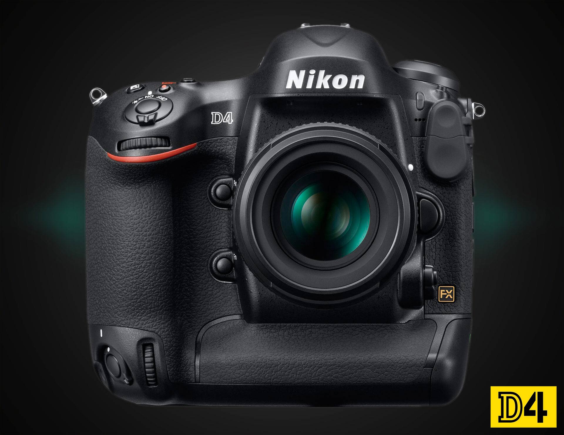 Nikon D4 Front View with 50mm f/1.4 lens