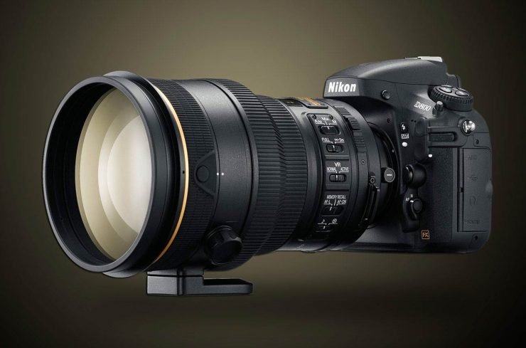 Nikon D800 with 200mm lens