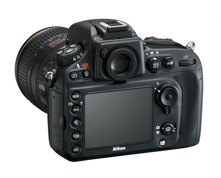 Nikon D800 back