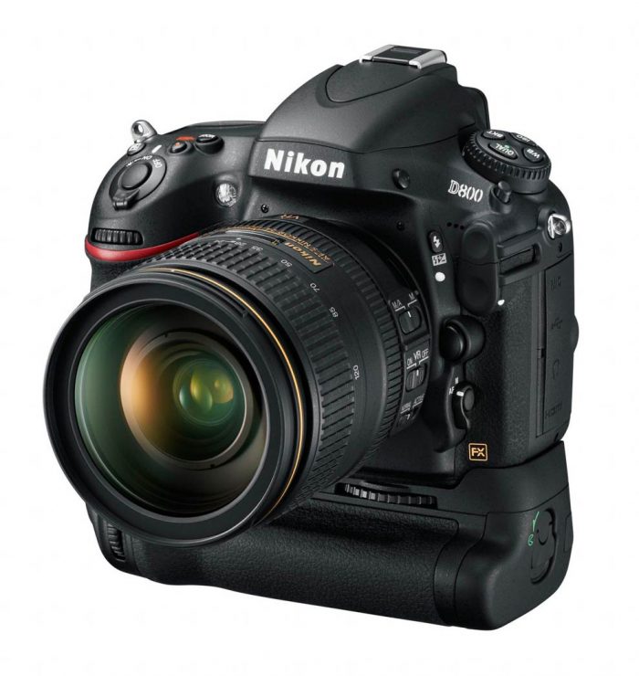 Nikon D800 with grip
