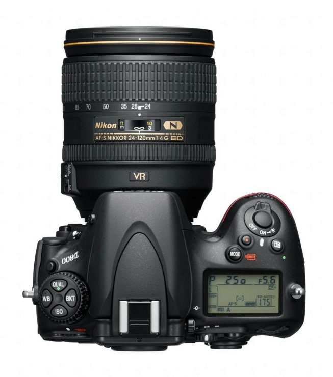 Nikon d800 Top