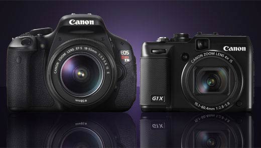 Canon Powershot G1-X vs Canon T3i