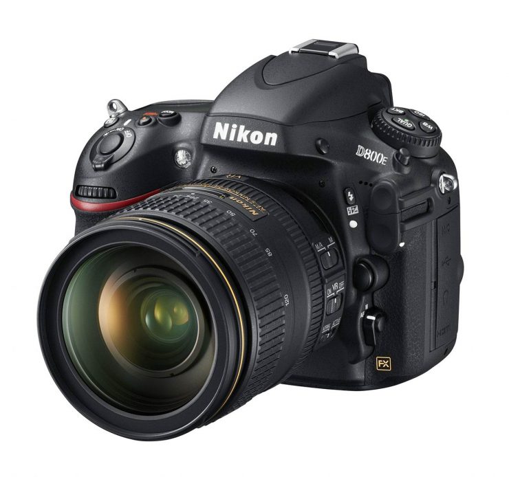 nikon d800E left side