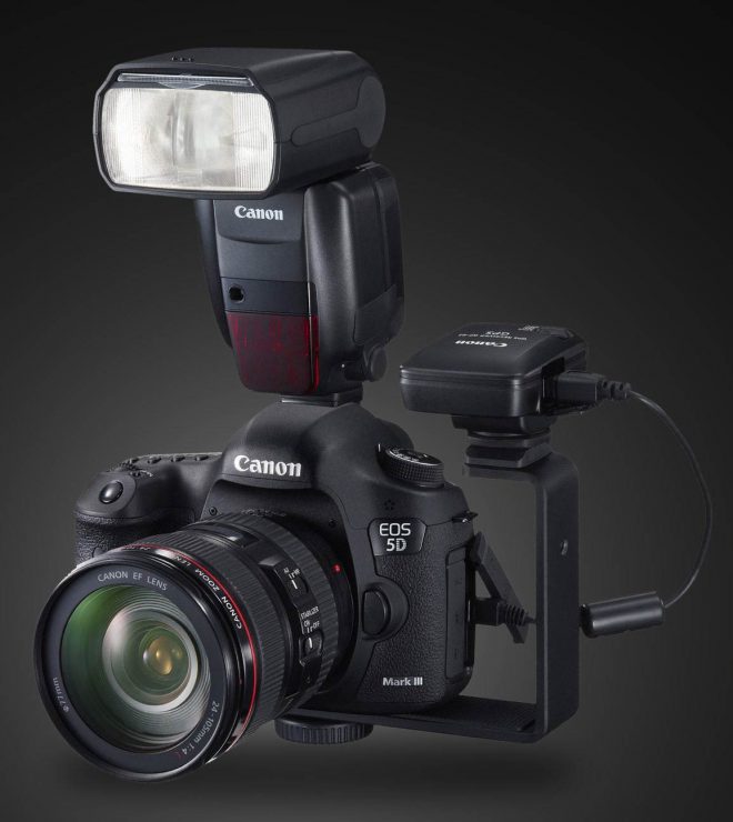 Canon 5D Mark III with 600EX-RT Flash and Transmitter