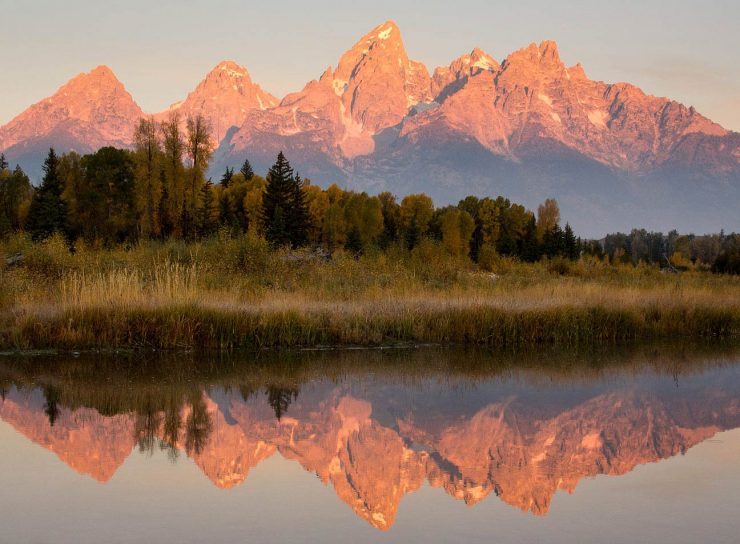 Grand Tetons - Composition symmetry