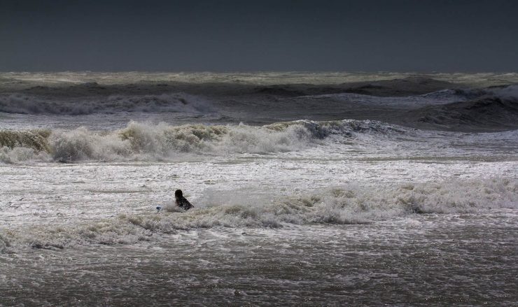 Surfing on the Storm, Tropical Storm Debby, Bradenton Beach