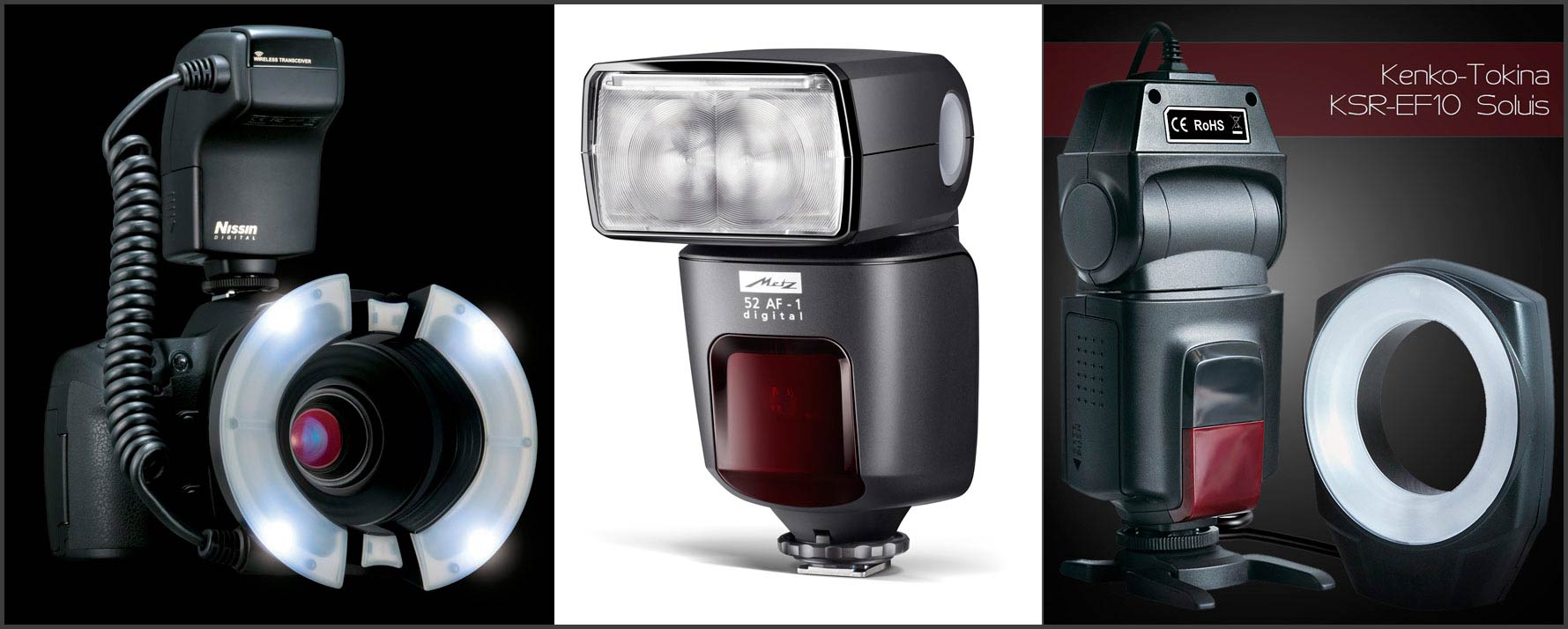 Three New Flashes: Metz, Nissin, Kenko-Tokina