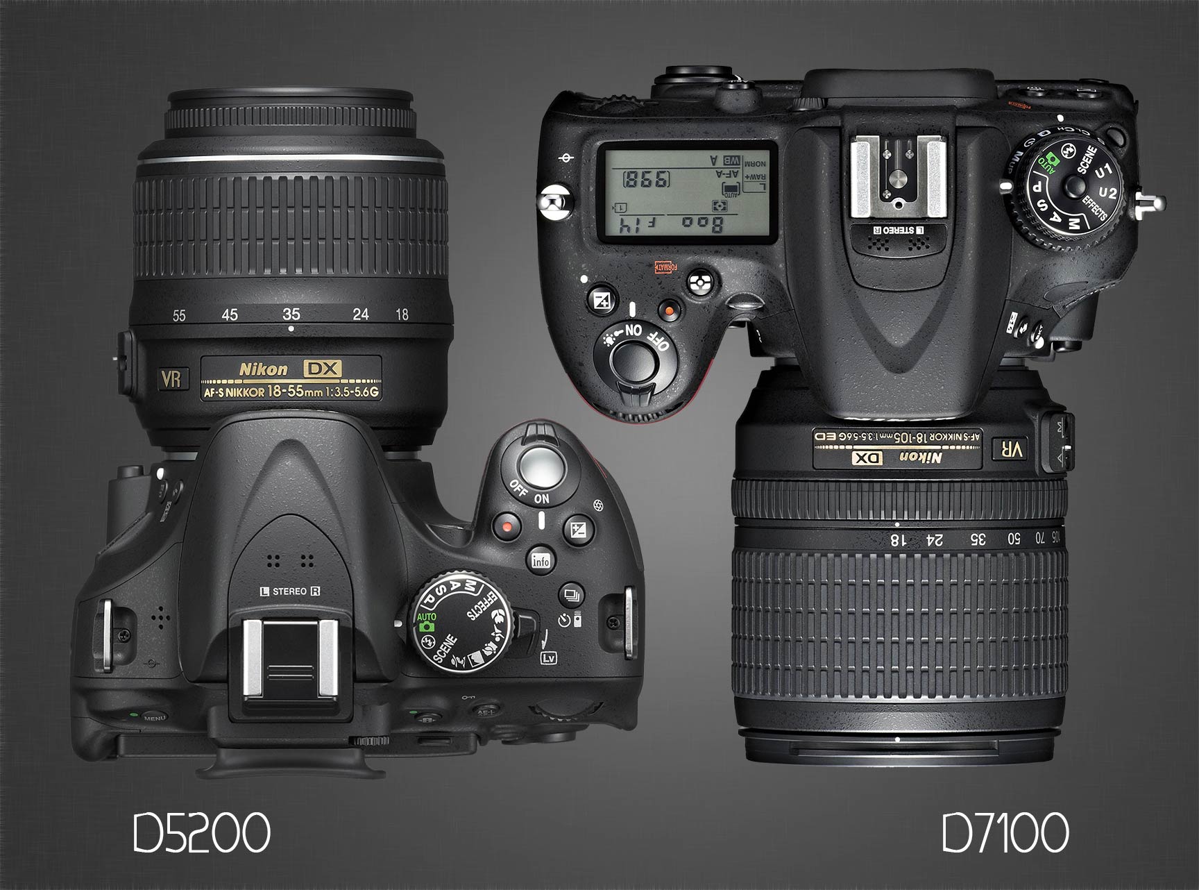 nikon d5200 vs d7200