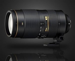 Nikkor 80-400mm ED VR Lens with Tripod Foot