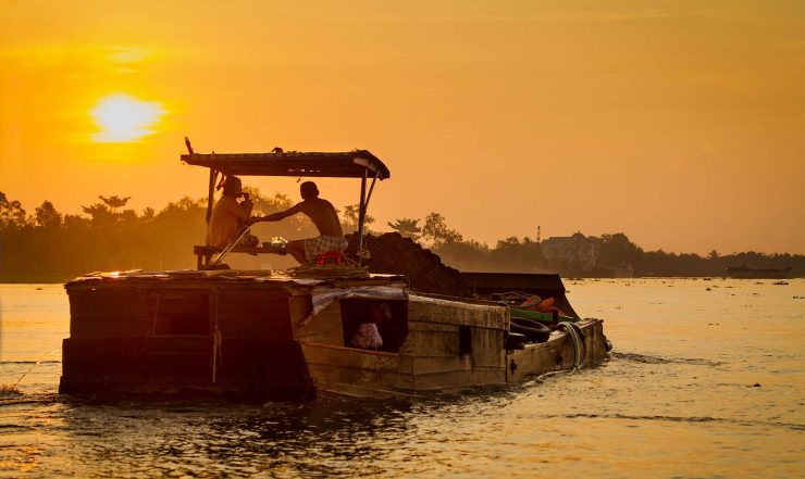 River Boat, Mekong River, Vietnam