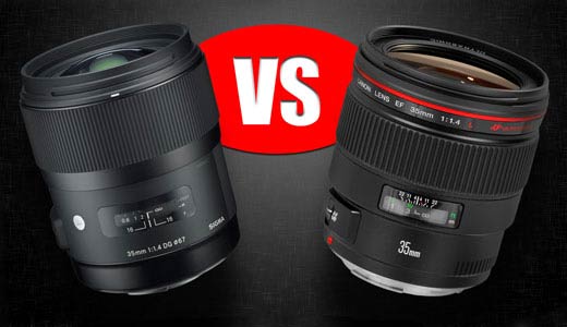 Sigma 35mm f/1.4 vs Canon 35mm