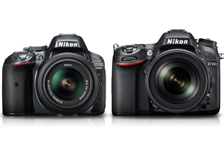 Nikon D5300 vs D7100