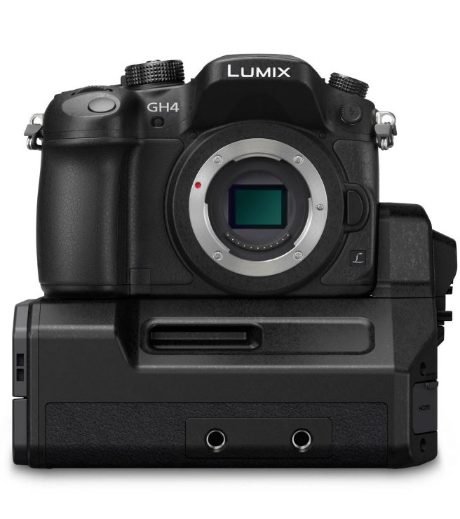 Panasonic Lumix GH4 with pedestal base