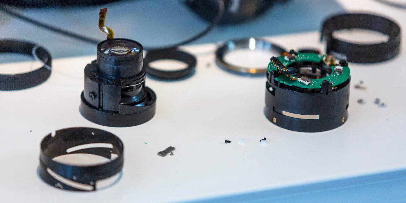 Canon 50mm f/1.4 focus repair progress