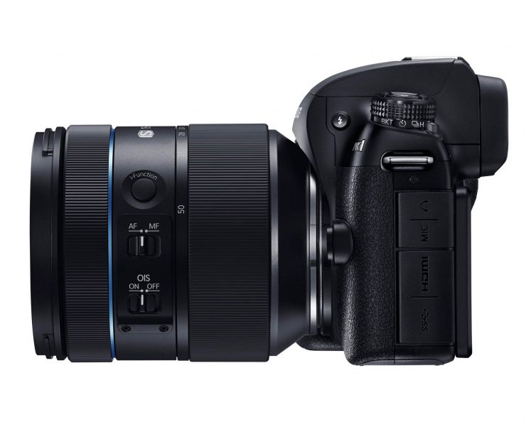 Samsung NX1 - Side