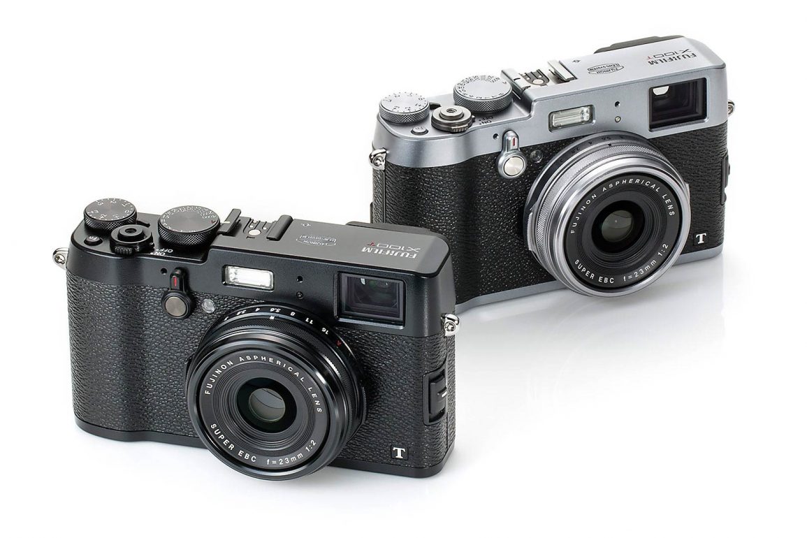 Fuji X100T black and silver finishes