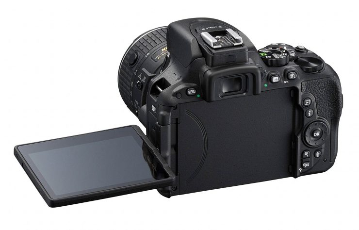 Nikon D5500 with articulated LCD