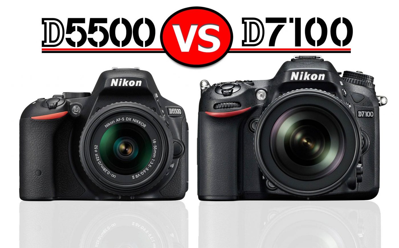 Nikon D5500 vs D7100