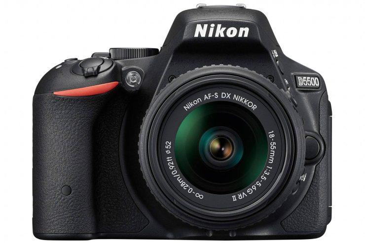 Nikon D5500 front view