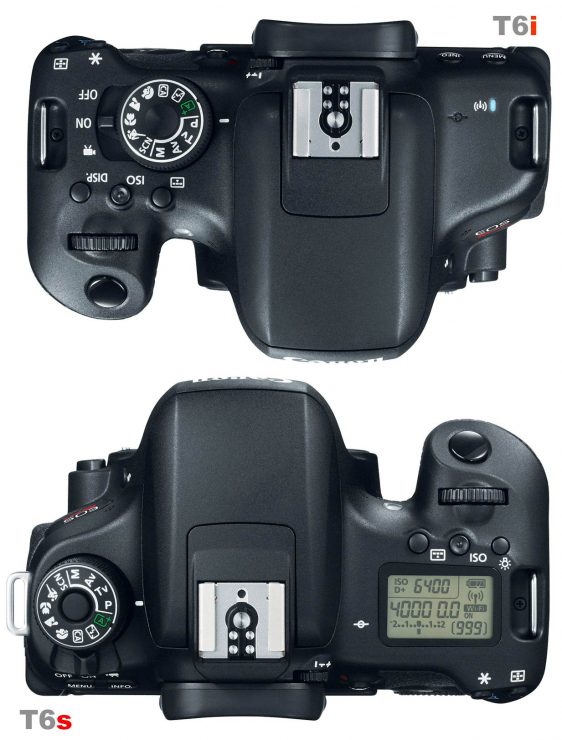 Canon T6i and T6s Top Panel LCD