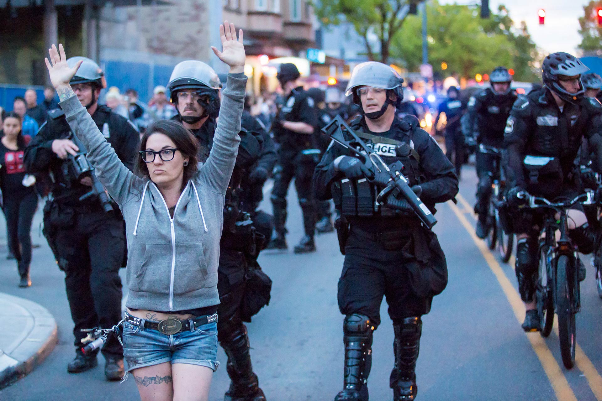 May Day Protests In Seattle 2015 Light And Matter