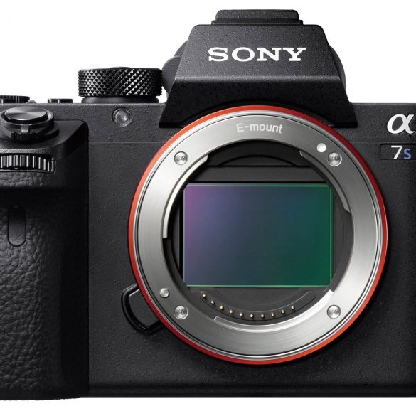 Sony A7S Mark II, front with sensor