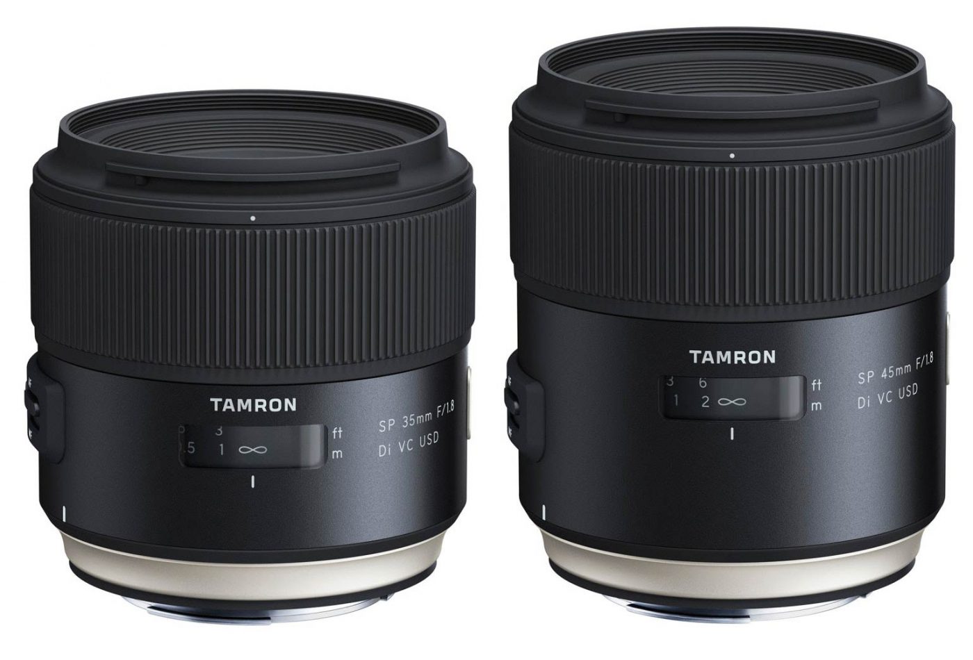 Tamron SP 35mm f/1.8 VC USD and 45mm f/1.8 VC USD
