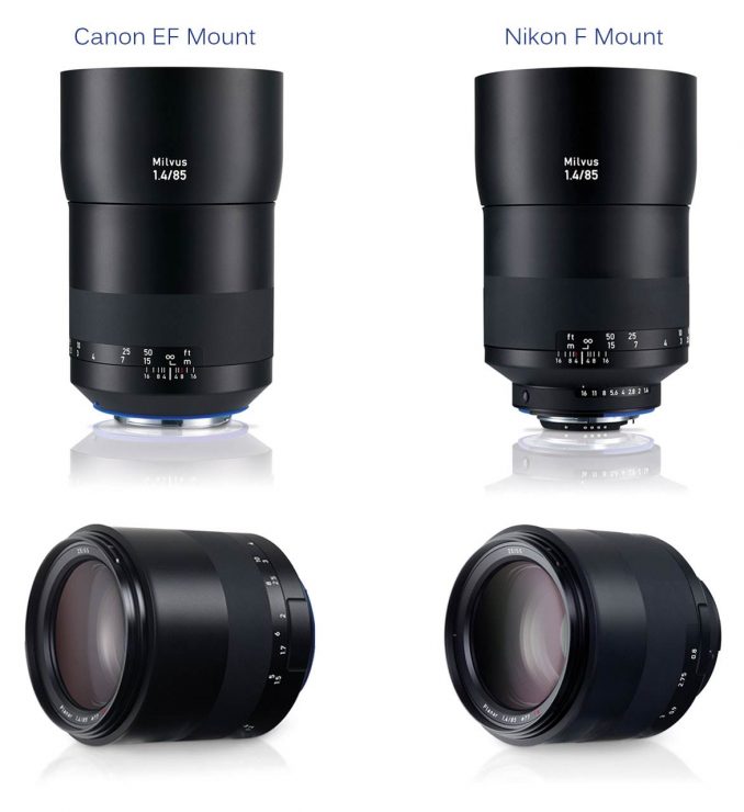 The Zeiss Milvus 85mm f/1.4, for Canon and Nikon