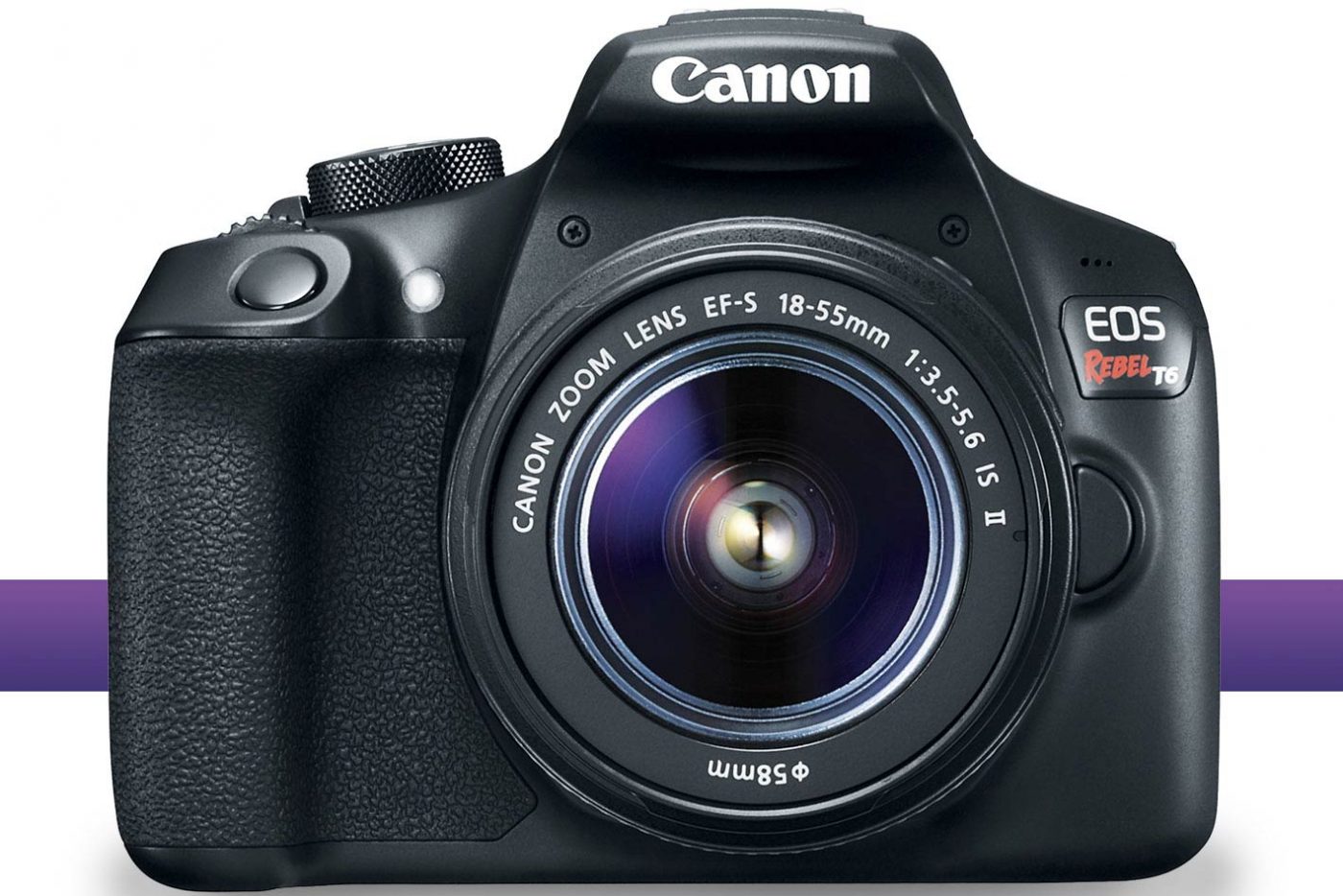 Front View of Canon T6