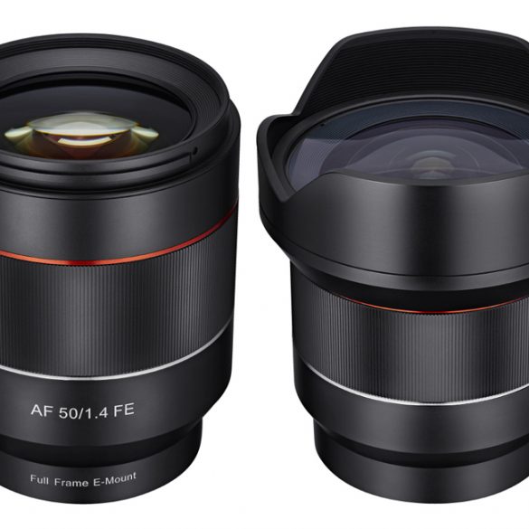 Samyang 50mm f/1.4 and 14mm f/2.8 Autofocus Lenses for Sony