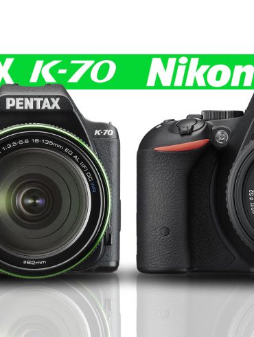 Pentax K-70 vs Nikon D5500 Banner
