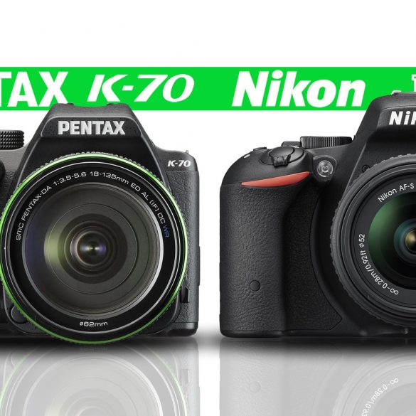 Pentax K-70 vs Nikon D5500 Banner