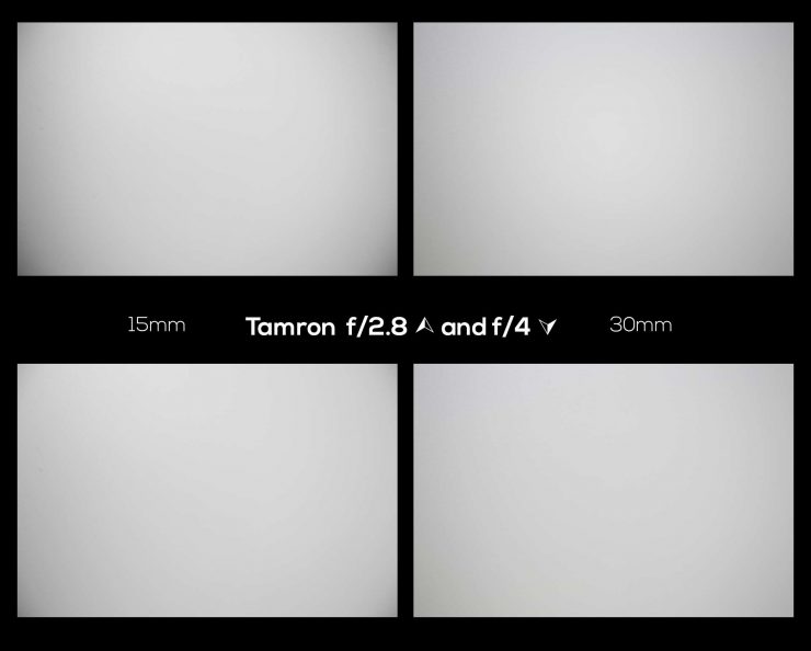 Examples of vignetting from the Tamron lens.