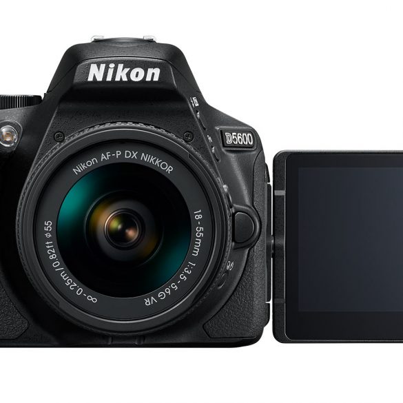 Nikon D5600 with LCD Open