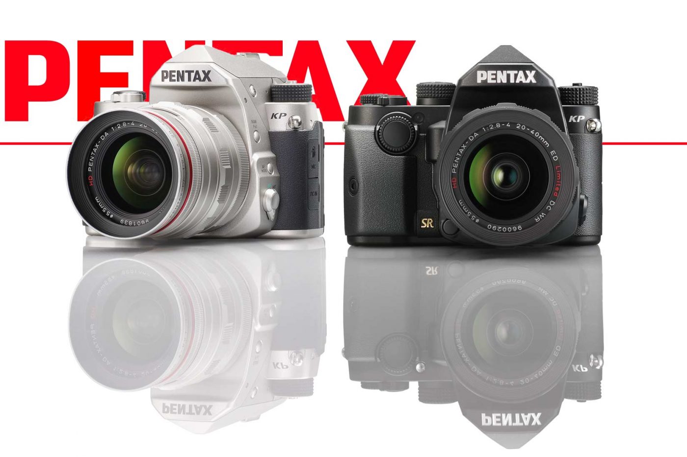 Pentax KP in silver and black