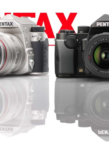 Pentax KP in silver and black
